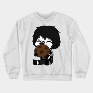 creepypasta laughing jack eat cookie Crewneck Sweatshirt